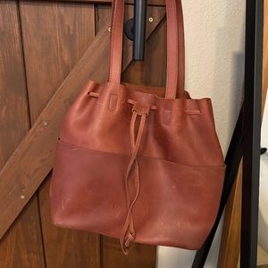 Parker Clay Emma Bucket Bag - Clay Red
